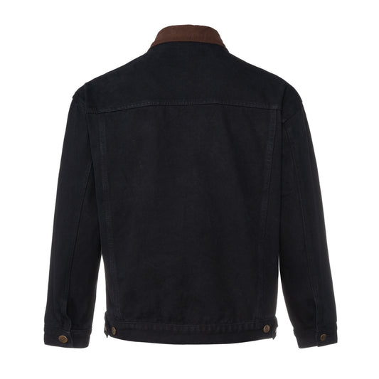 BURBERRY - Zip-up denim jacket