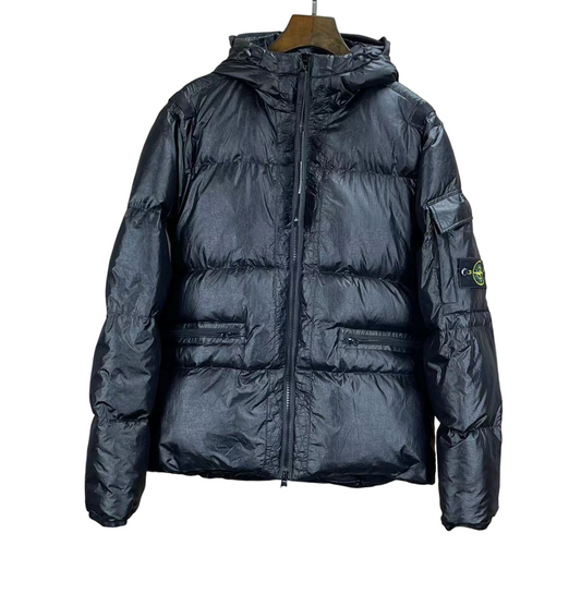 STONE ISLAND Piumino in nylon metal