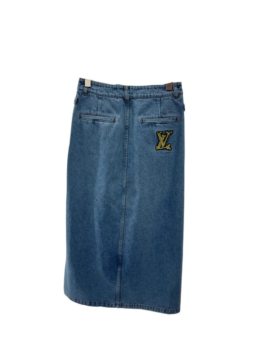 Louis Vuitton - Gonna lunga in Denim