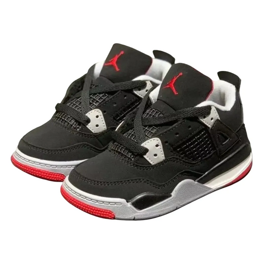 JORDAN 4 Retro Black (PS) - Scarpe Bambini
