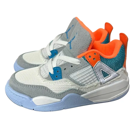 JORDAN 4 Retro White Blue (PS) - Scarpe Bambini