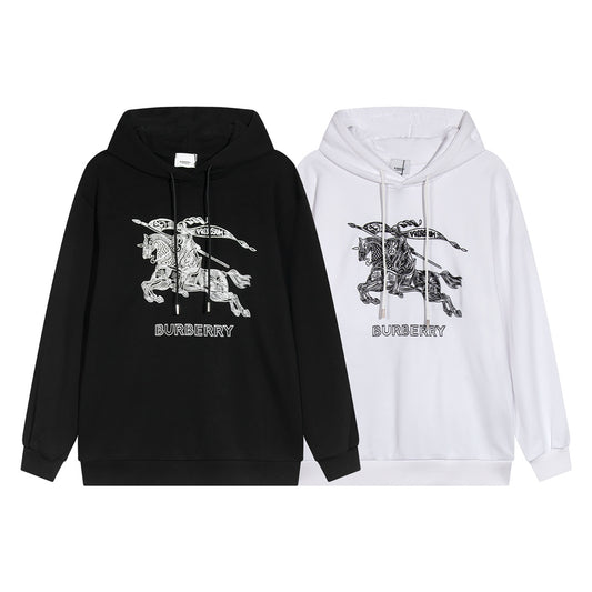 BURBERRY Felpa con cappuccio