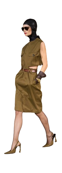 SAINT LAURENT - ABITO DI COTONE