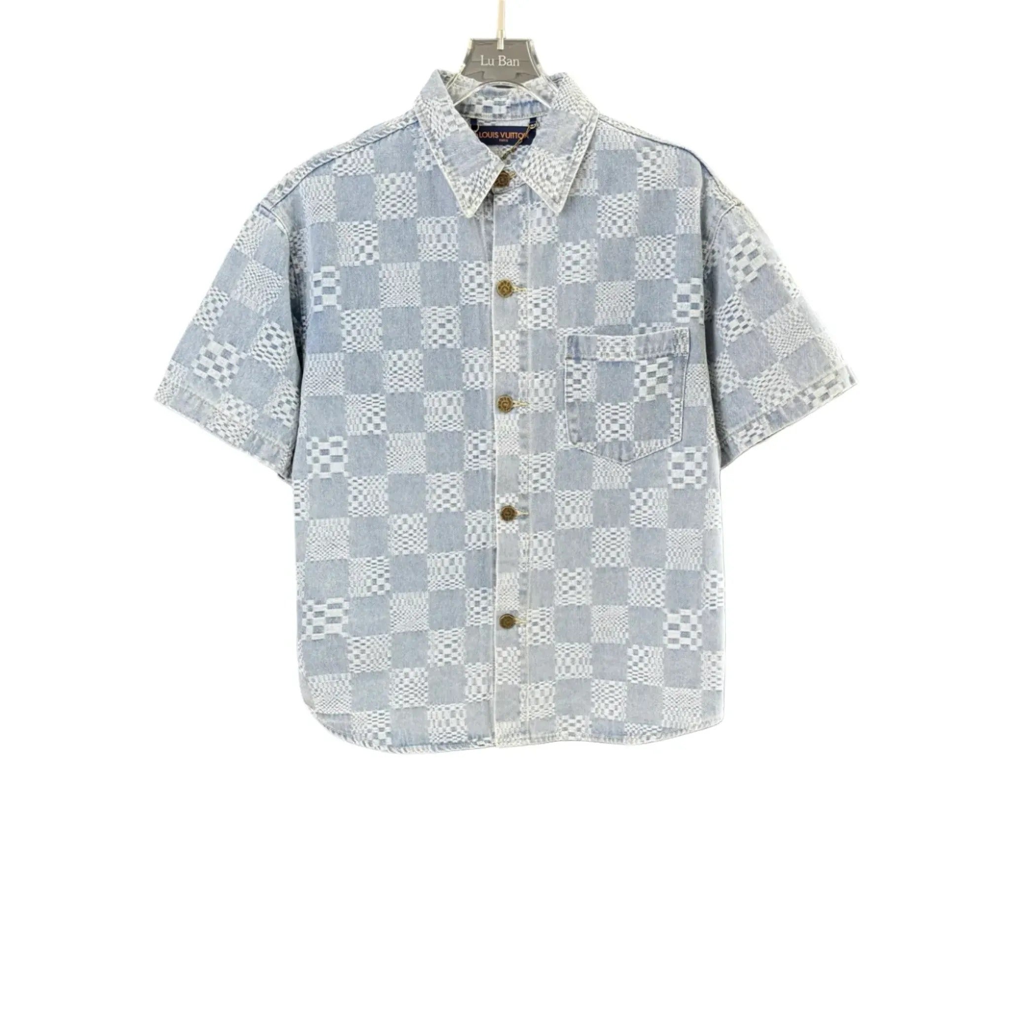 Louis Vuitton Completo in Denim Camicia e Pantaloncini – IperShopNY