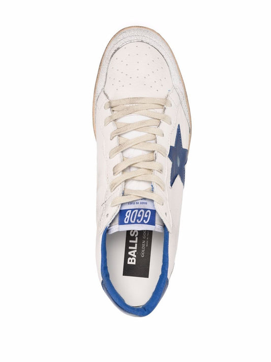 Golden Goose - Sneakers Superstar Bianche/Blu - IperShopNY