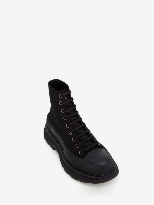 ALEXANDER McQUEEN - Stivaletti Tread Slick in Nero - IperShopNY