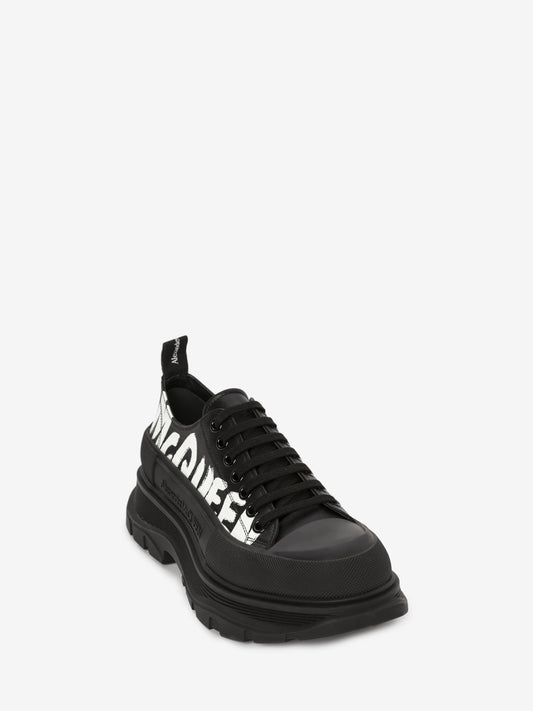 ALEXANDER McQUEEN - Scarpe Con Lacci Tread Slick in Nero/bianco - IperShopNY