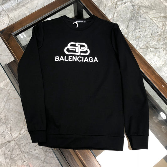 BALENCIAGA - Felpa Girocollo Maxi Logo - IperShopNY