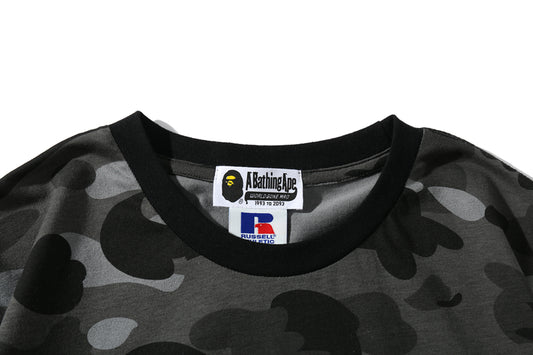 A BATHING APE x RUSSELL - Tshirt Color Camo - IperShopNY
