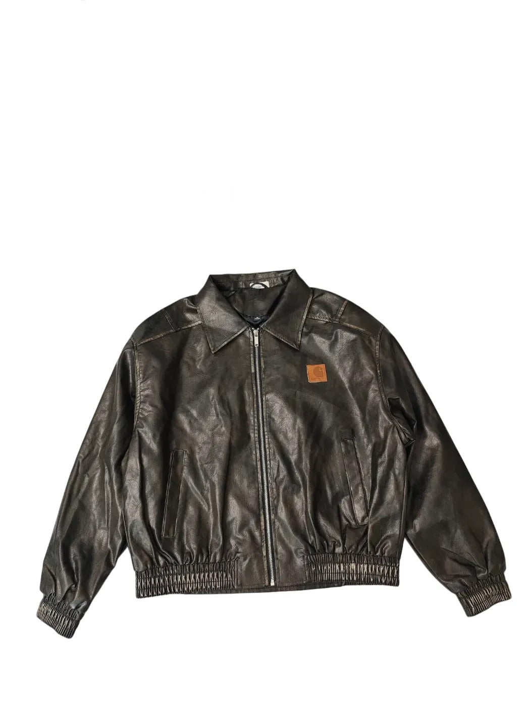 Carhartt - Giubbotto di pelle vintage