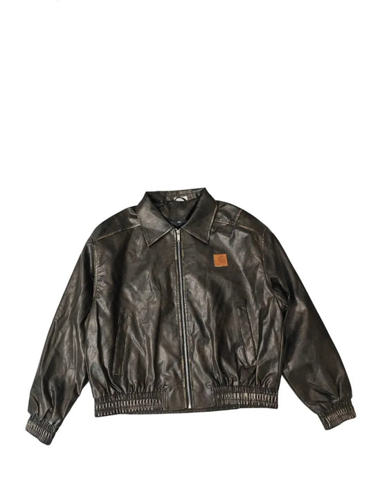 Carhartt - Giubbotto di pelle vintage