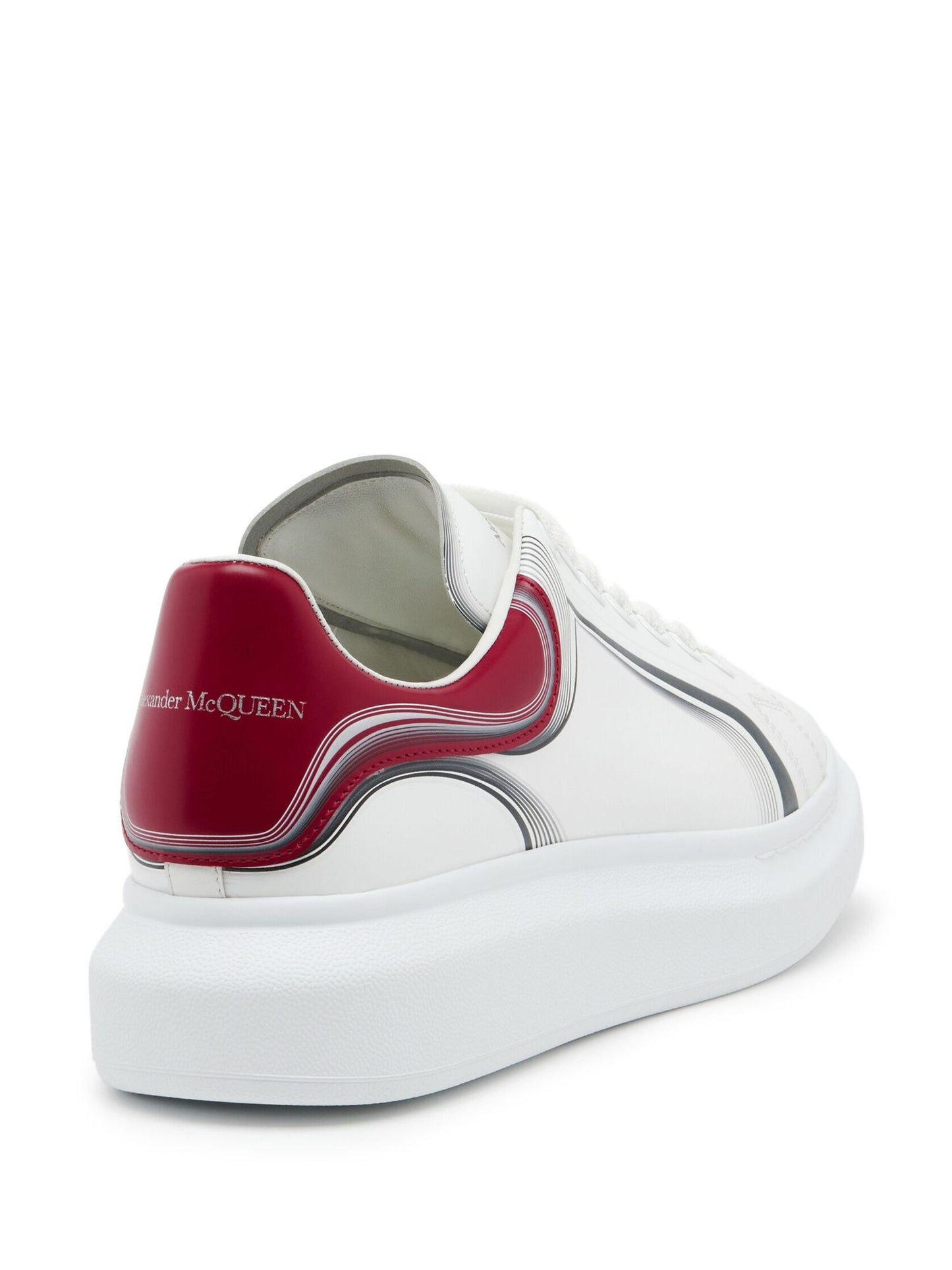 ALEXANDER McQUEEN - Sneaker Oversize in Bianco/Rosso