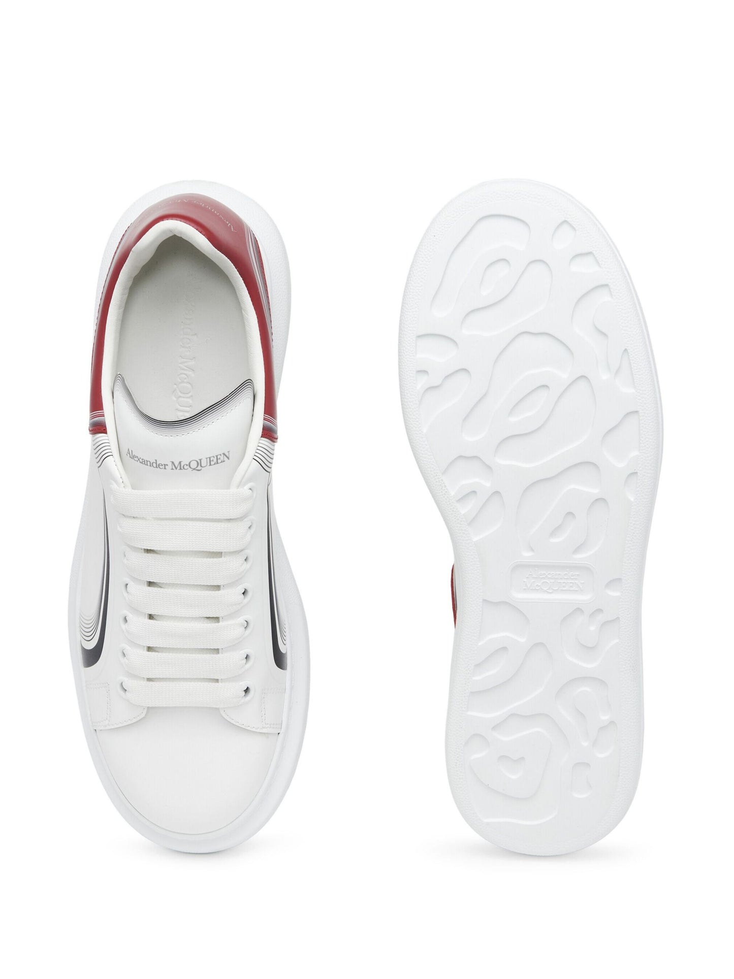 ALEXANDER McQUEEN - Sneaker Oversize in Bianco/Rosso