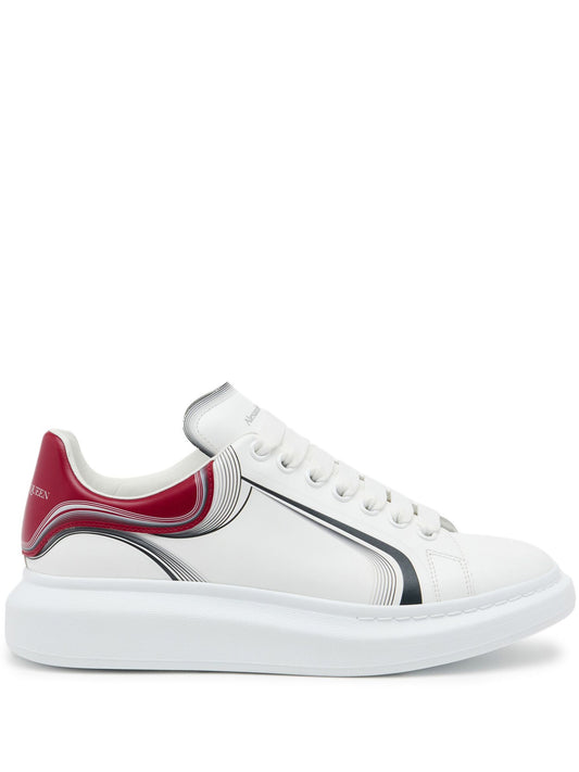 ALEXANDER McQUEEN - Sneaker Oversize in Bianco/Rosso