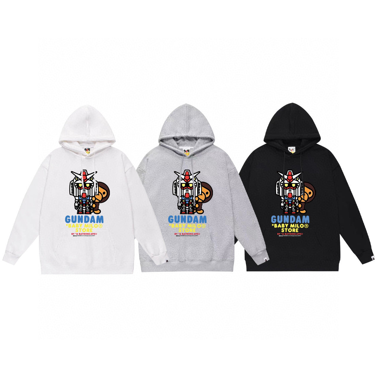 BATHING APE - Felpa con cappuccio