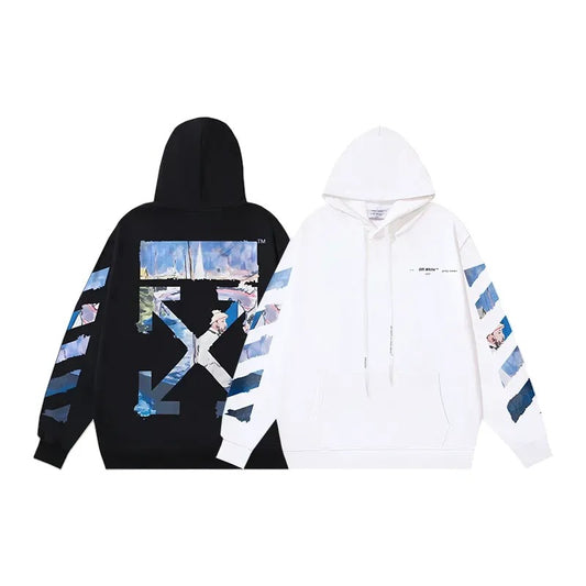 OFF-WHITE - Felpa con cappuccio
