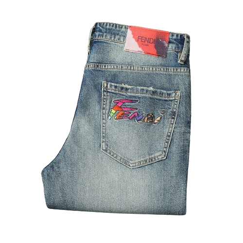 FENDI - Jeans in denim