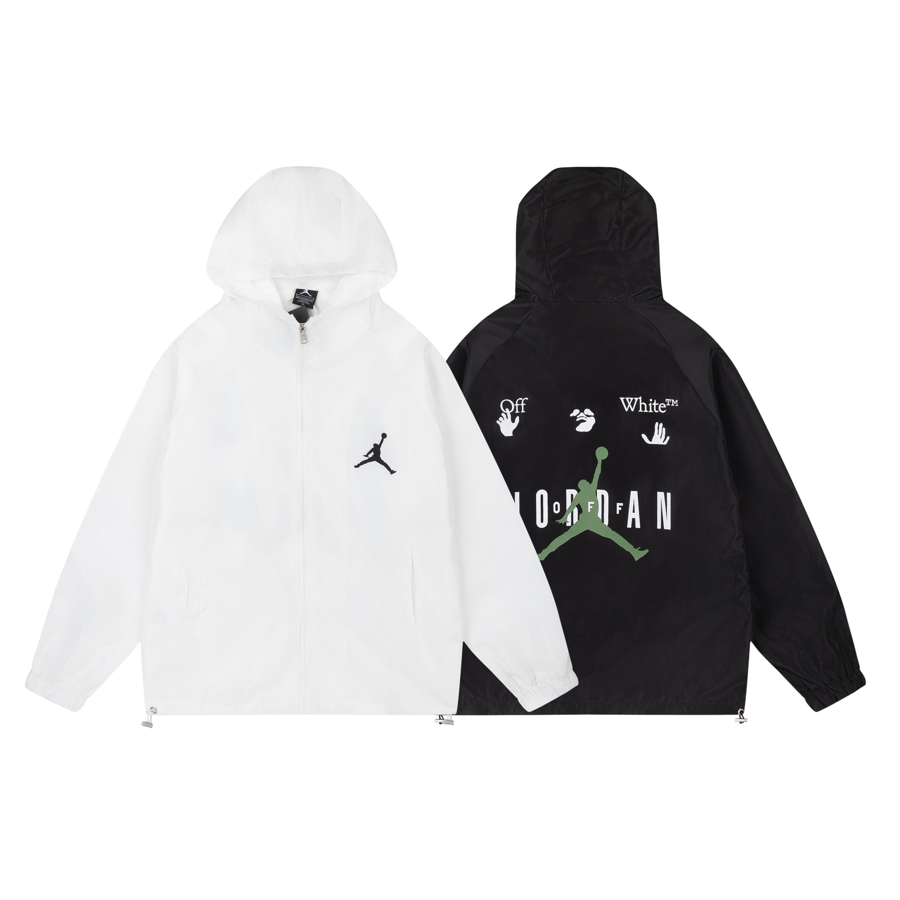 JORDAN x OFF-WHITE- Felpa con cappuccio