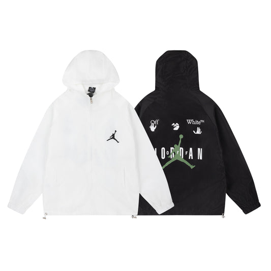 JORDAN x OFF-WHITE- Felpa con cappuccio