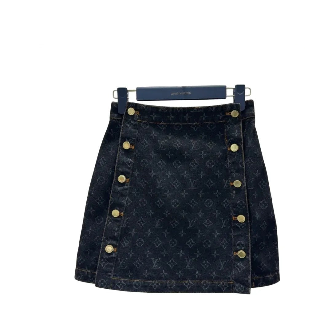 Louis Vuitton - Gonna in Denim