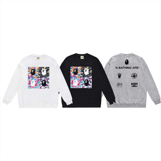 A BATHING APE - Felpa con stampa