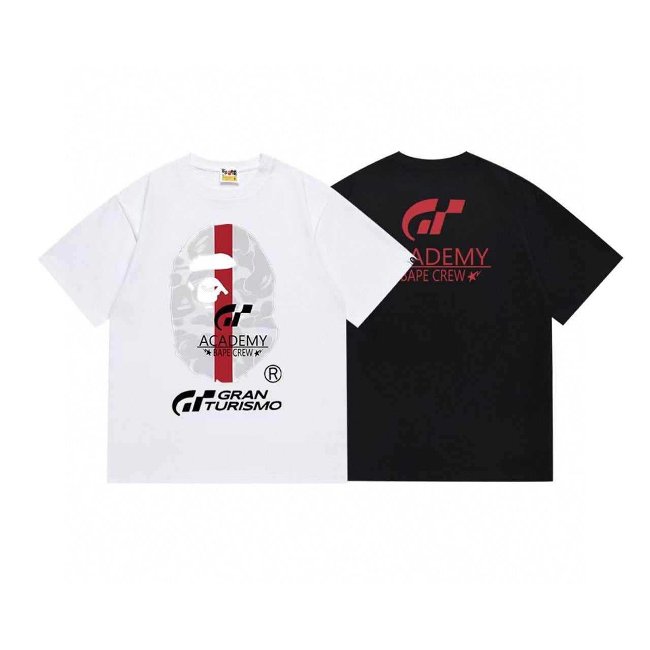 A BATHING APE x RUSSELL - T-shirt in Cotone
