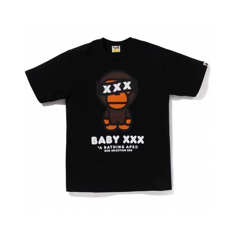 A BATHING APE x RUSSELL - T-shirt in Cotone