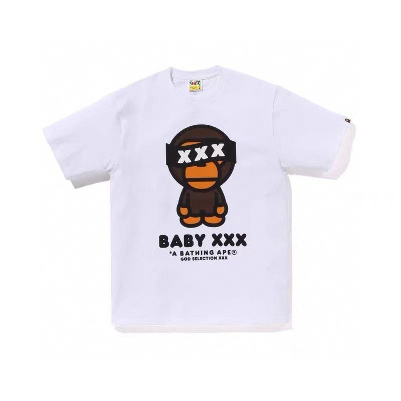 A BATHING APE x RUSSELL - T-shirt in Cotone