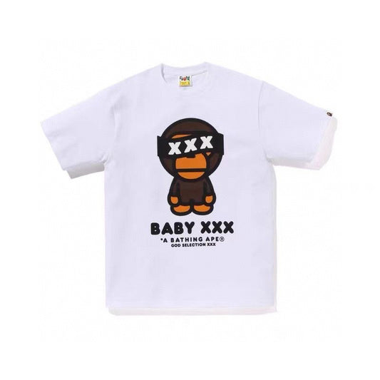 A BATHING APE x RUSSELL - T-shirt in Cotone