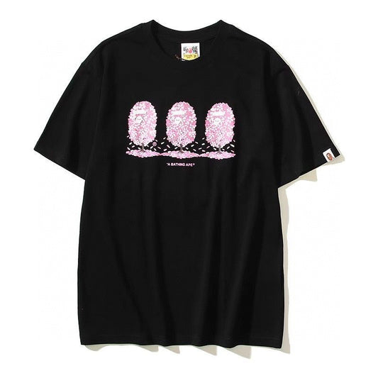 A BATHING APE x RUSSELL - T-shirt in Cotone