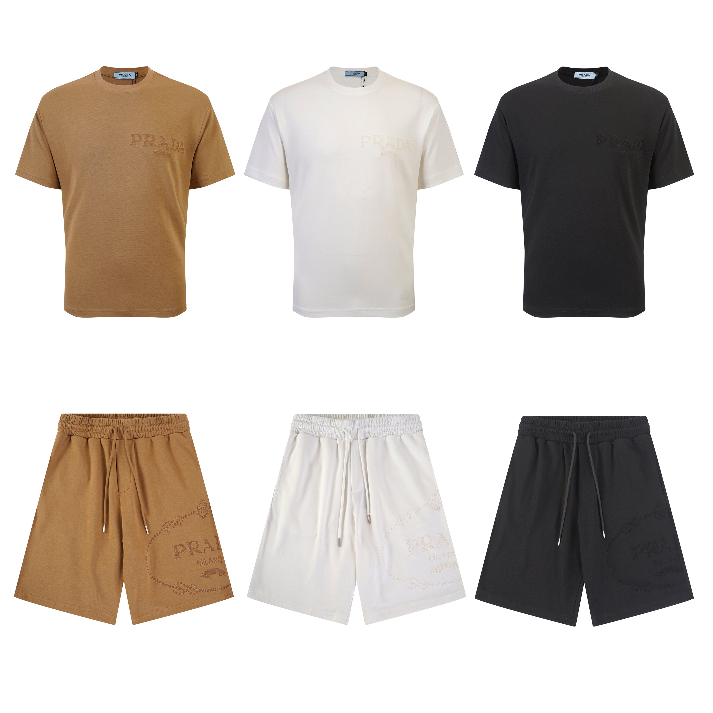 Prada - Completo T-shirt e Shorts in cotone