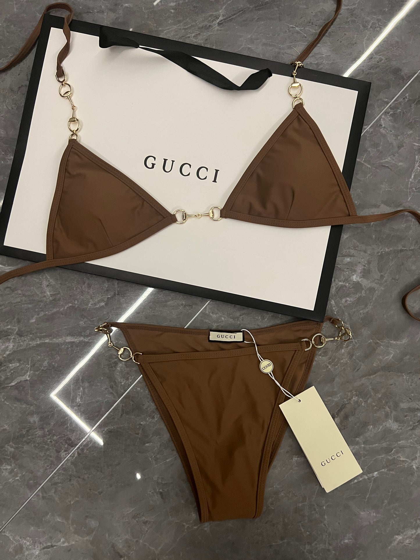 Gucci - Bikini con morsetto - IperShopNY