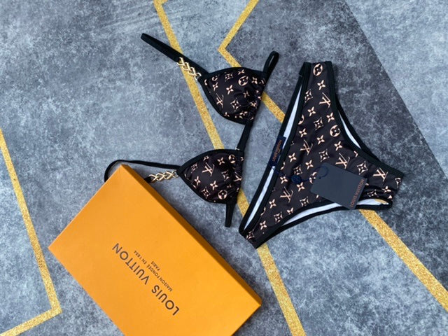 Bikini con motivo Monogram grafico - Louis Vuitton - IperShopNY