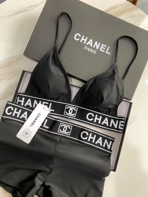 Chanel - Costume da bagno due pezzi pantaloncino - IperShopNY