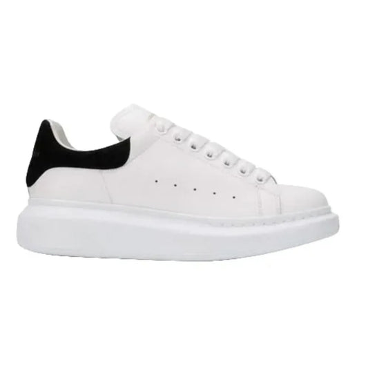 ALEXANDER McQUEEN - Sneakers Oversize in Bianco/nero Scamosciato