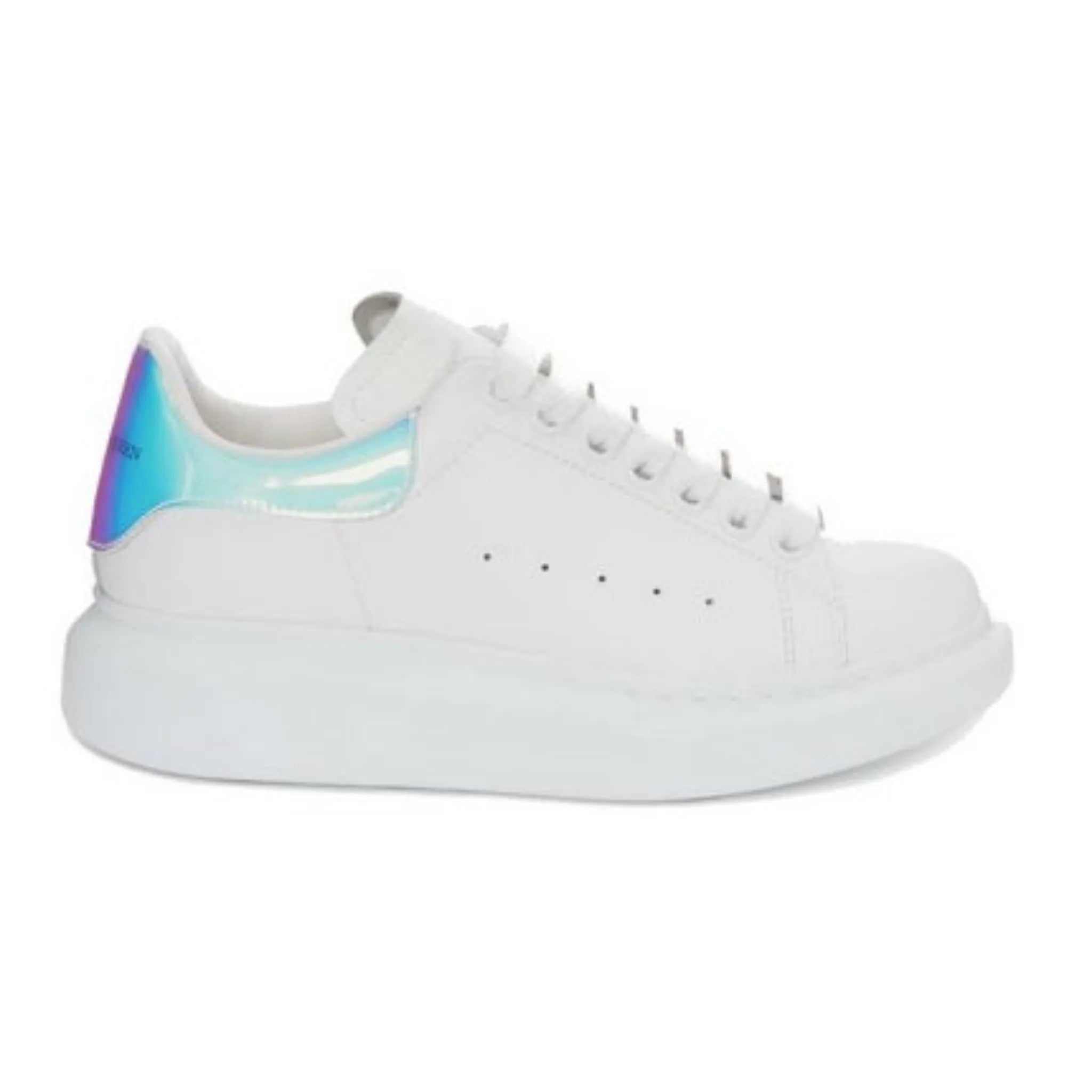 ALEXANDER McQUEEN - Sneaker Oversize in Bianco/rosa Shocking