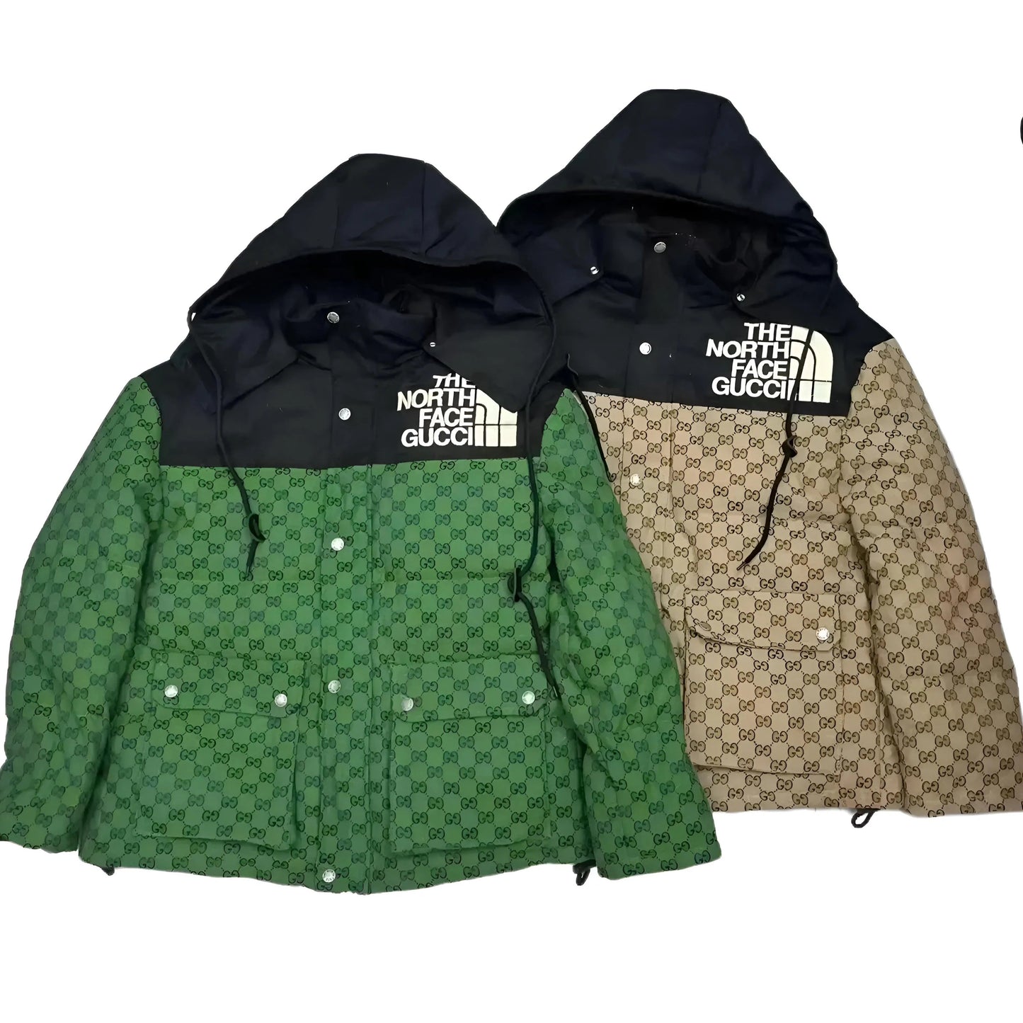 THE NORTH FACE X GUCCI GG - Giubbotto invernale con cappuccio