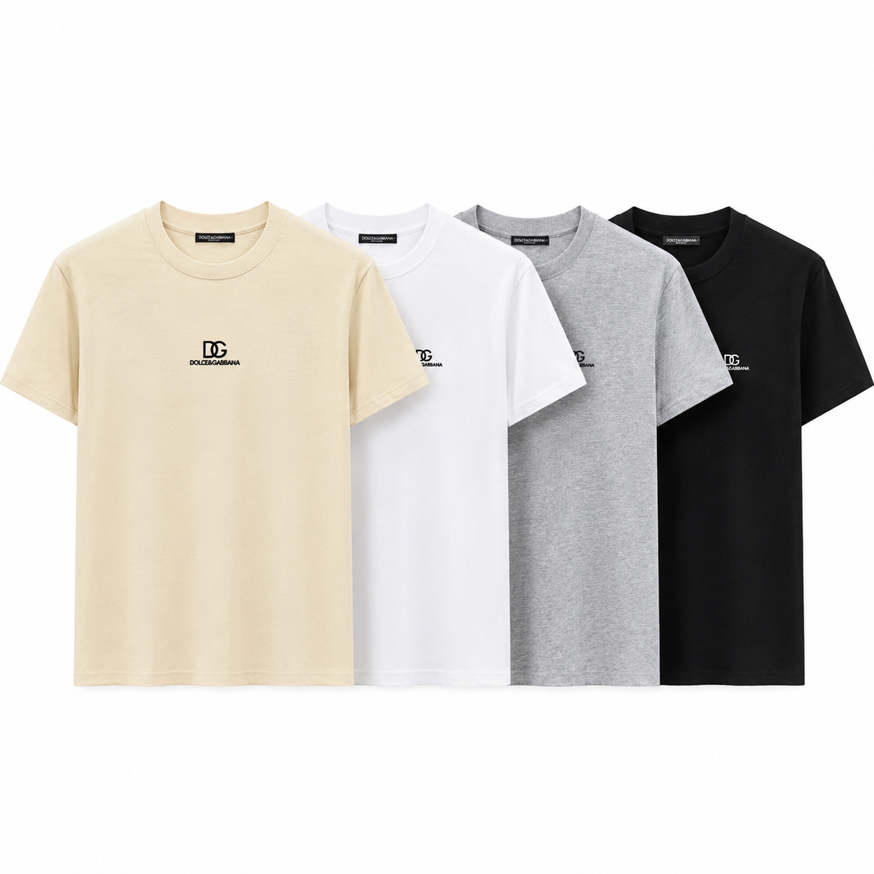 Dolce & Gabbana - T-shirt Girocollo in Cotone