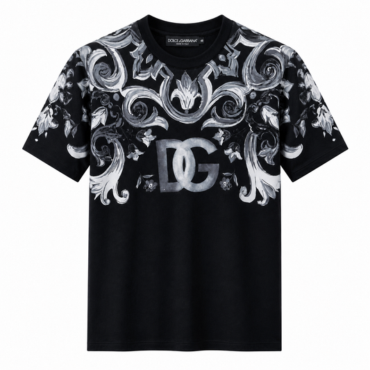 Dolce & Gabbana - T-shirt Girocollo in Cotone