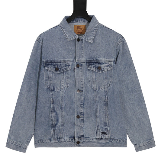 BURBERRY - Giubbotto Jeans con zip