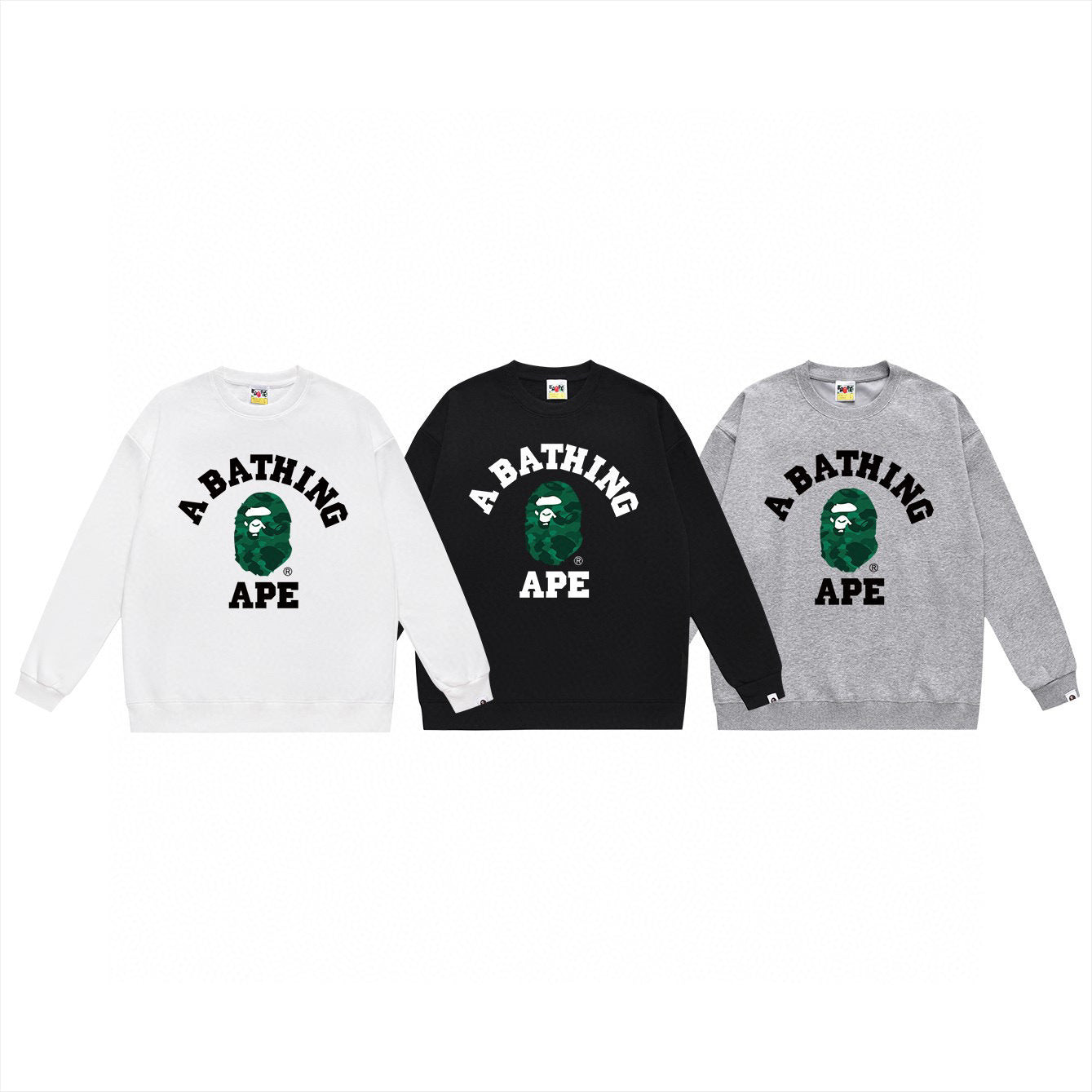 A BATHING APE - Felpa con stampa