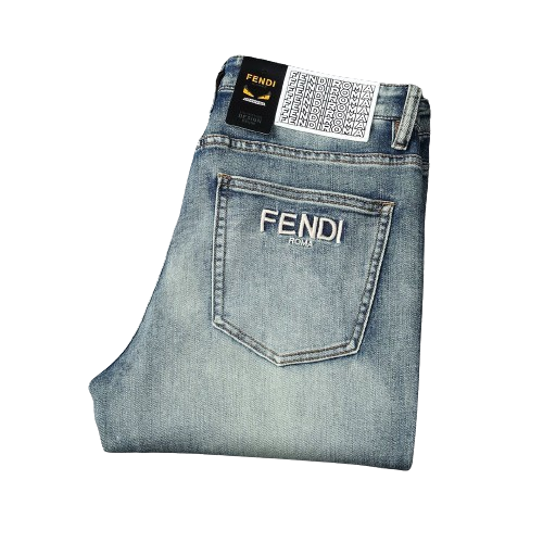 FENDI - Jeans in denim