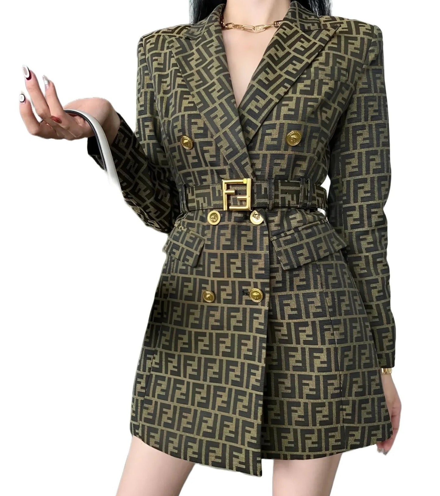 FENDI Fendace - FF Jacquard Giacca