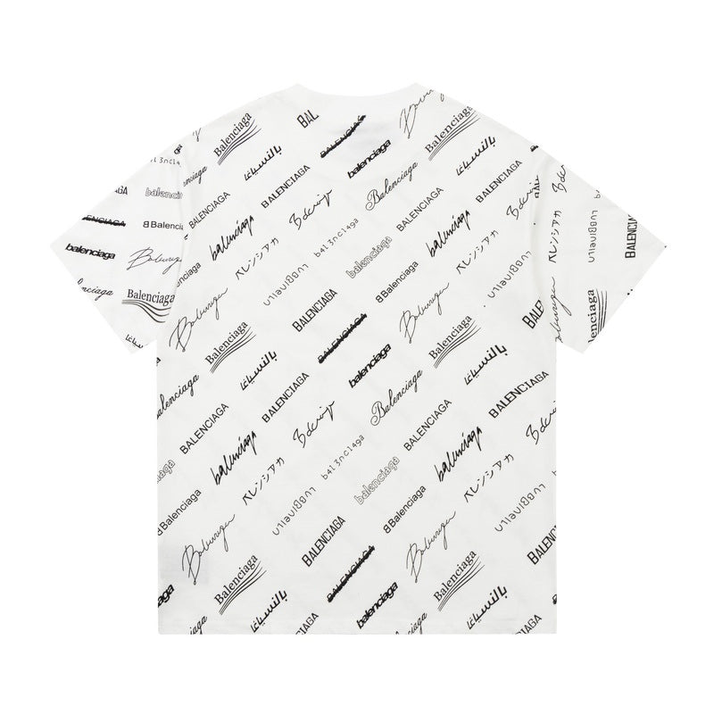 Balenciaga signature cheap t shirt