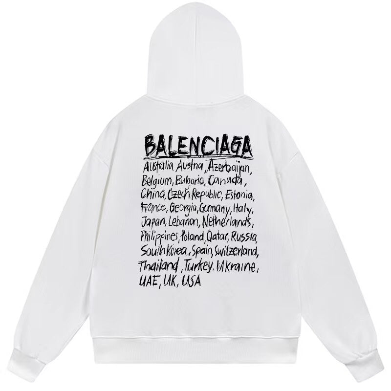 BALENCIAGA - Felpa con cappuccio