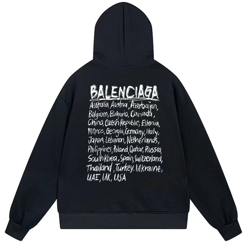 BALENCIAGA - Felpa con cappuccio