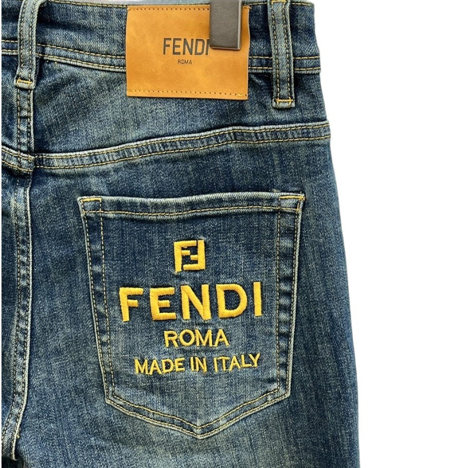 FENDI - Jeans in denim