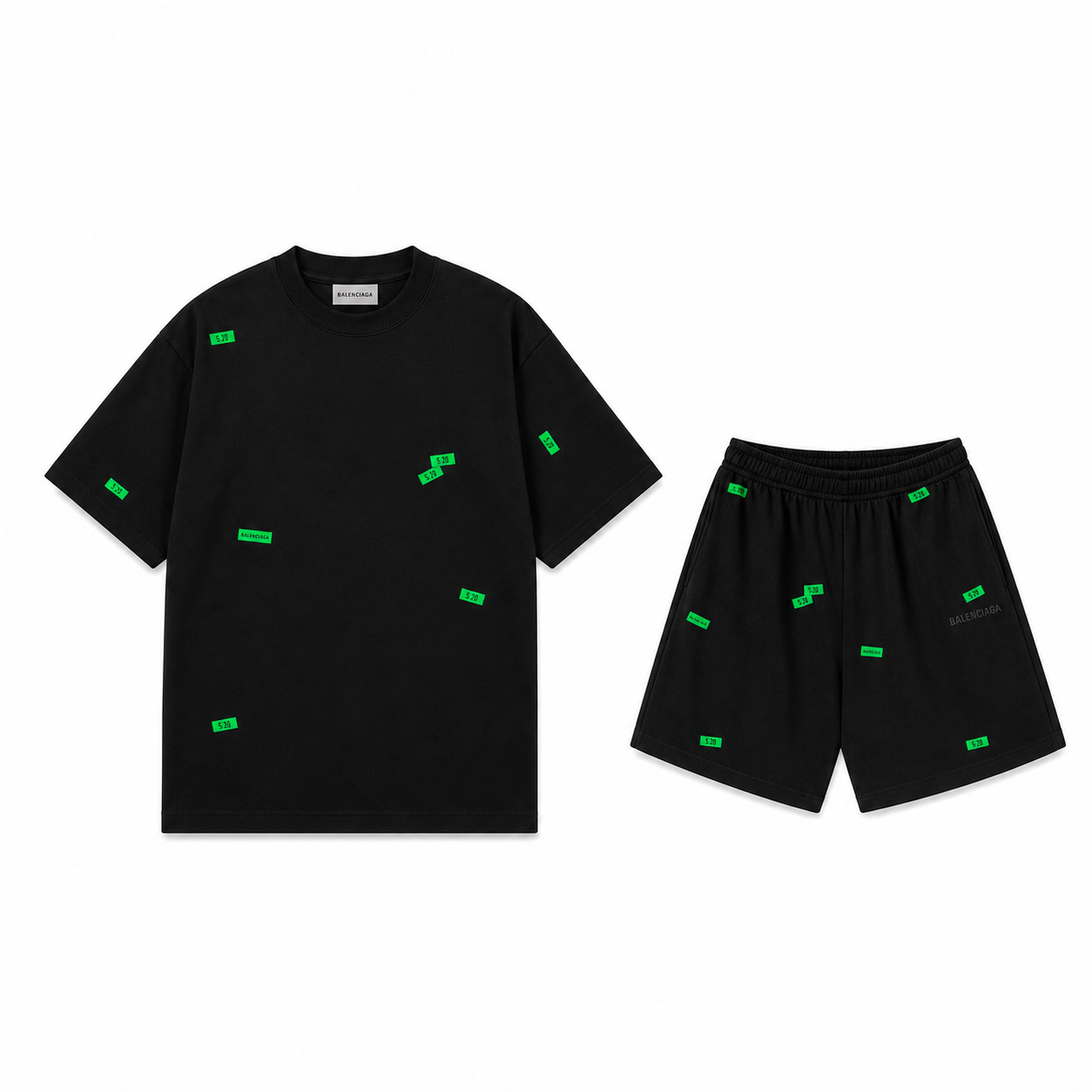 BALENCIAGA - Completo T-Shirt e Pantaloncini