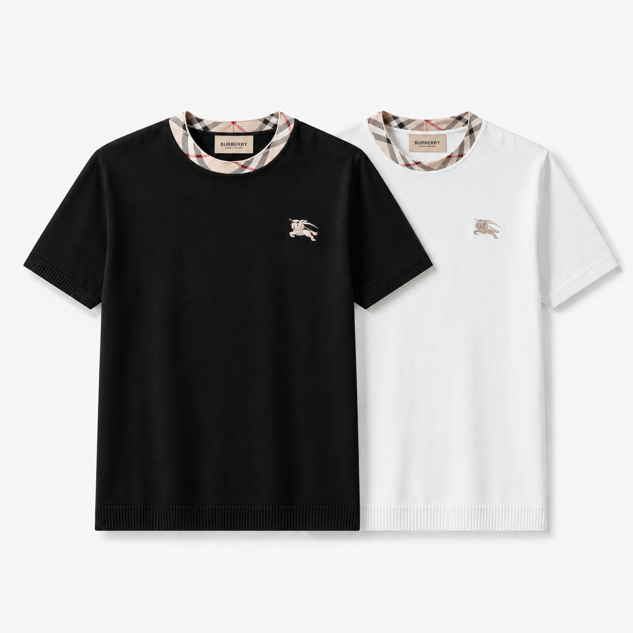BURBERRY - T-Shirt in cotone