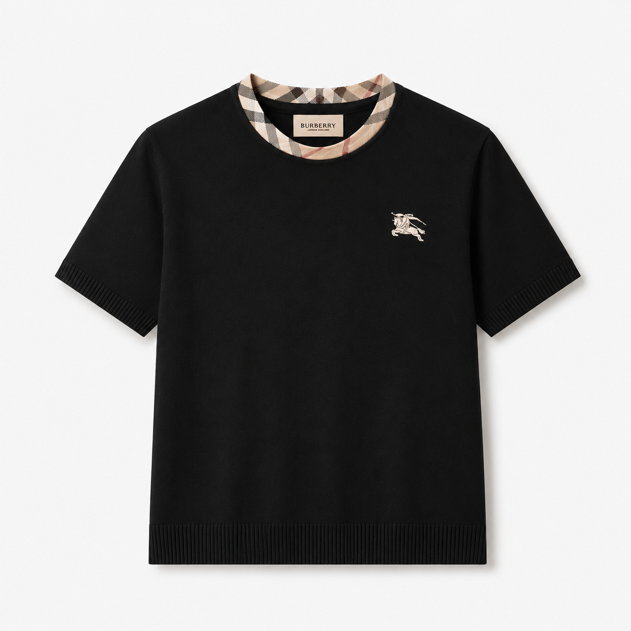 BURBERRY - T-Shirt in cotone